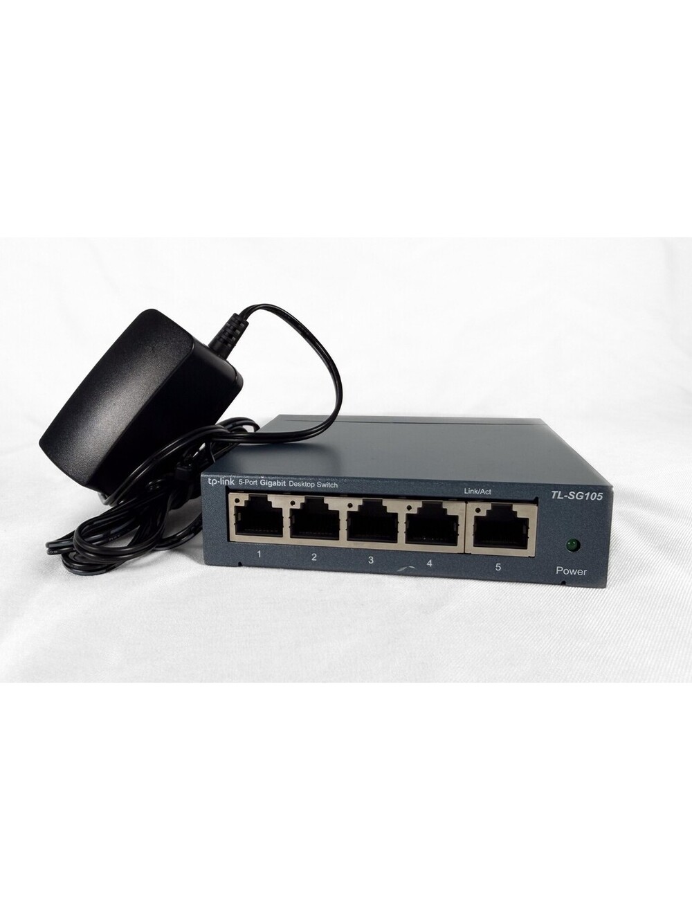 TP-Link TL-SG105 5-Port Gigabit Easy Smart Switch w/ Power Supply *UNTESTED*